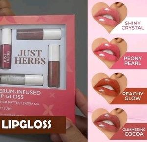 3 Just Herbs Serum infused lipgloss