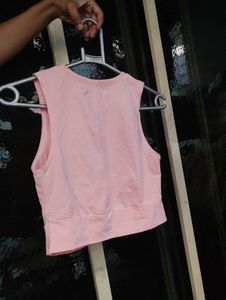 Pink Crop Top
