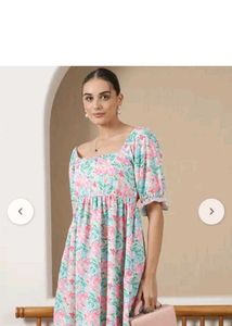 Floral Off-Shoulder Midi Dress