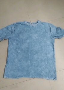 Blue Graphic over sized tshirt