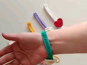 1  Handmade Crochet mobile charm (Keychain)