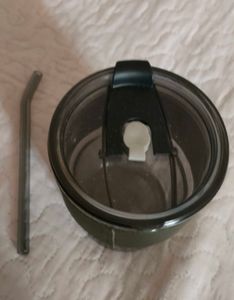 Slub Glass New With Straw