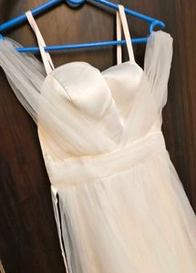 Elegant white fairy gown