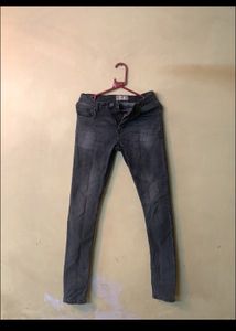 Grey Jeans Skinny