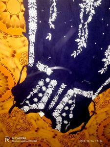 Elegant Navy Blue Embroidered Kurta