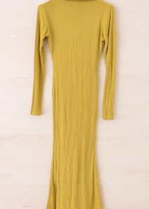 Stylish Green long bodycon dress