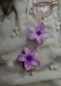 Lavender Flower Hair Clips-1pc