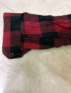 Red &amp; Black Plaid Shirt