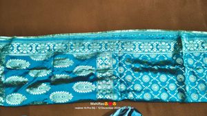 Elegant Blue Banarasi Saree