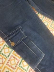 Blue Cargo Jeans