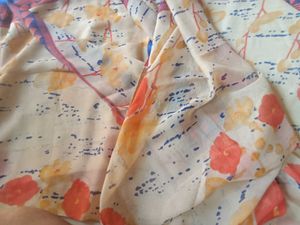 Floral Print Fabric Duppata/Stall