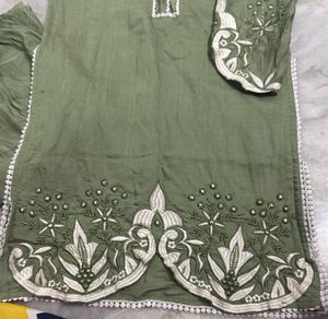 Straight Kurta With Bottom