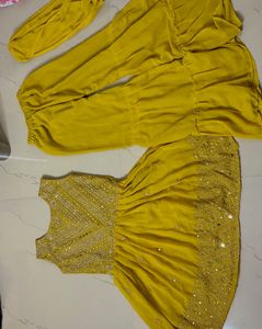 Elegant Yellow Kurta Set✨💕