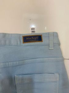 Light Blue Straight Leg Pants