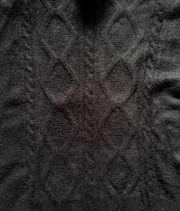 Dark Grey Turtleneck Sweater