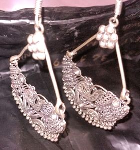 Oxidised Jhumkas