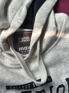 Grey 'Superior' Graphic Hoodie