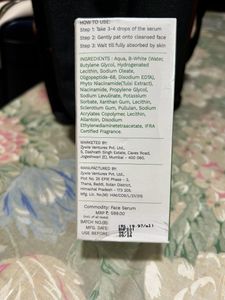 Niacinamide Face Serum