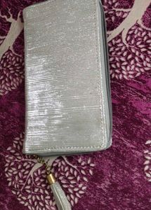 Silver Shimmer Clutch