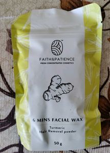 Price Drop Turmeric Facial Wax - 6 Min