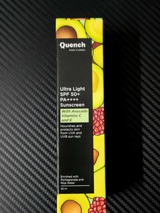Quench Sunscreen Ultra Light SPF 50+, 50ml