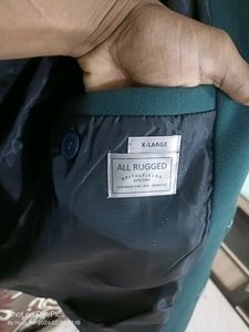 Peacock Green Men Formal/Festive Blazer