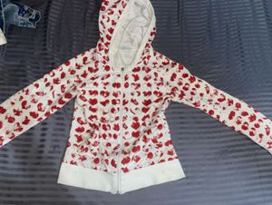 Adidas Crop Zip Up Sweatshirt