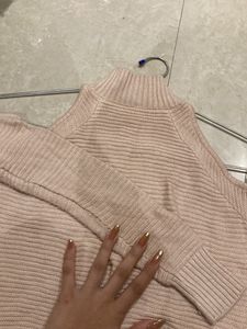 Shoulder Cut Out Sweater
