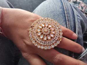 the ring is too beautiful ❤️and tha nose pin wow😍