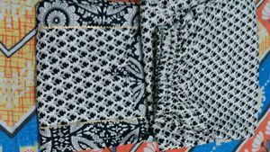 Black & White Printed Suit