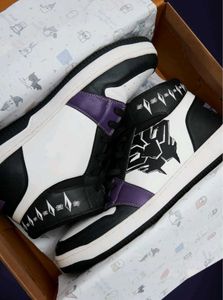 Black Panther Inspired High-Tops