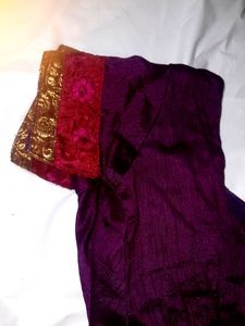 Awesome 👌wine Colour Saree