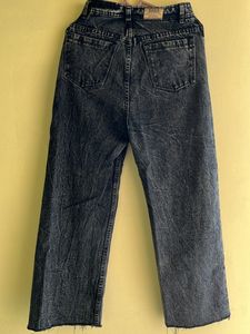 Charcoal Black Denim Jeans