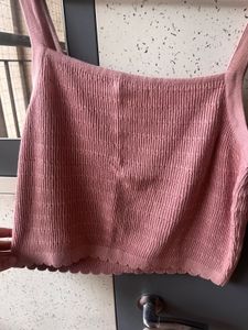 Cute pink crop top