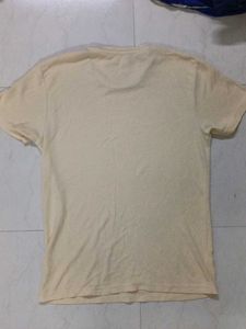Beige Waffle Knit T-Shirt