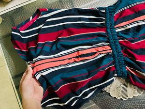 Striped Jumpsuit