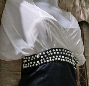Black &amp; White Party Dress