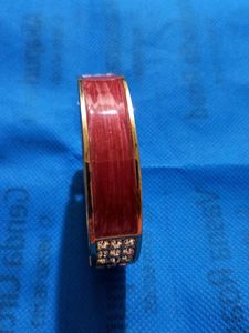 Openable hand Bracelet,Free Size Pink Colour With Dimond For Imitation Jewellery