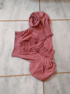 Cute Peach Crop Top
