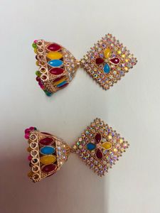 Colorful Stone Earrings