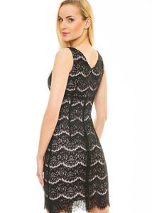 Pintrest Honey Branded Lace Mini Dress