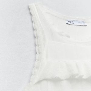 Zara Limited Edition Celeb Style Frill Mini Dress