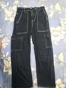 Wide Leg Utility Cargo Pants