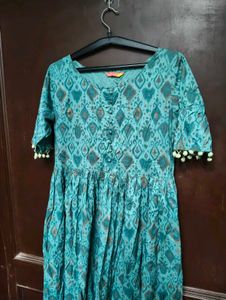 Persian Green Anarkali Kurti