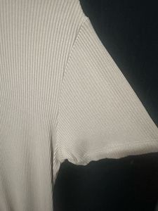 Ribbed Mock Neck Top