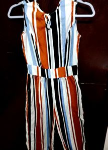 KOREAN STRIPED JUMPSUIT