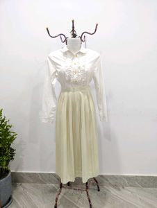 Pleated Midi Skirt
