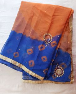 Stone Work Saree