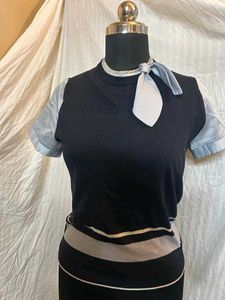 Vintage-Style Knit Top