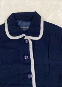 Navy Blue Korean Blazer